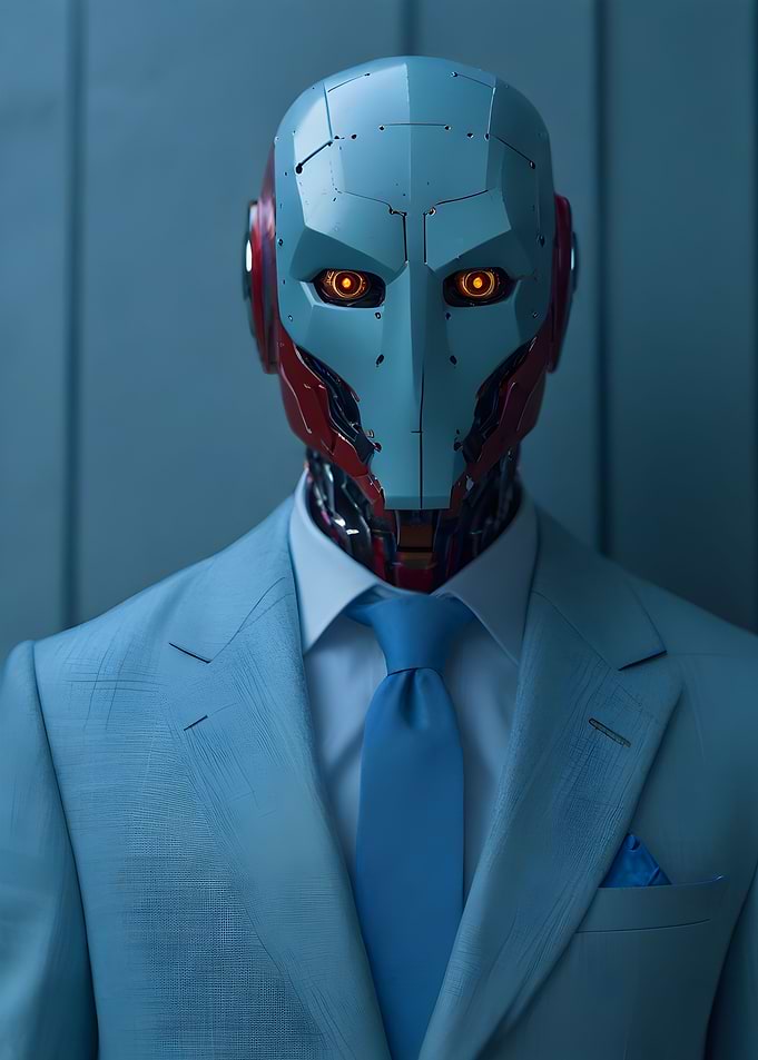 Robot in a suit