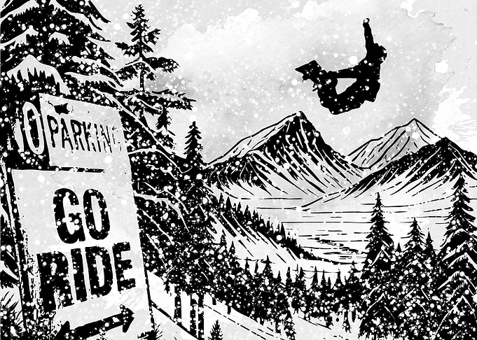 Freeride and Snowboard