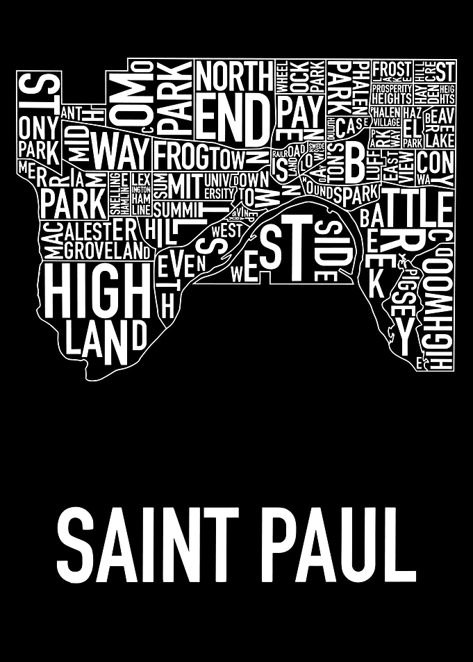 St Paul Neighborhoods Map