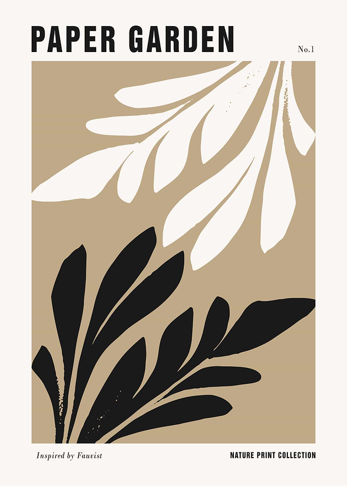 Paper Garden Nature Print