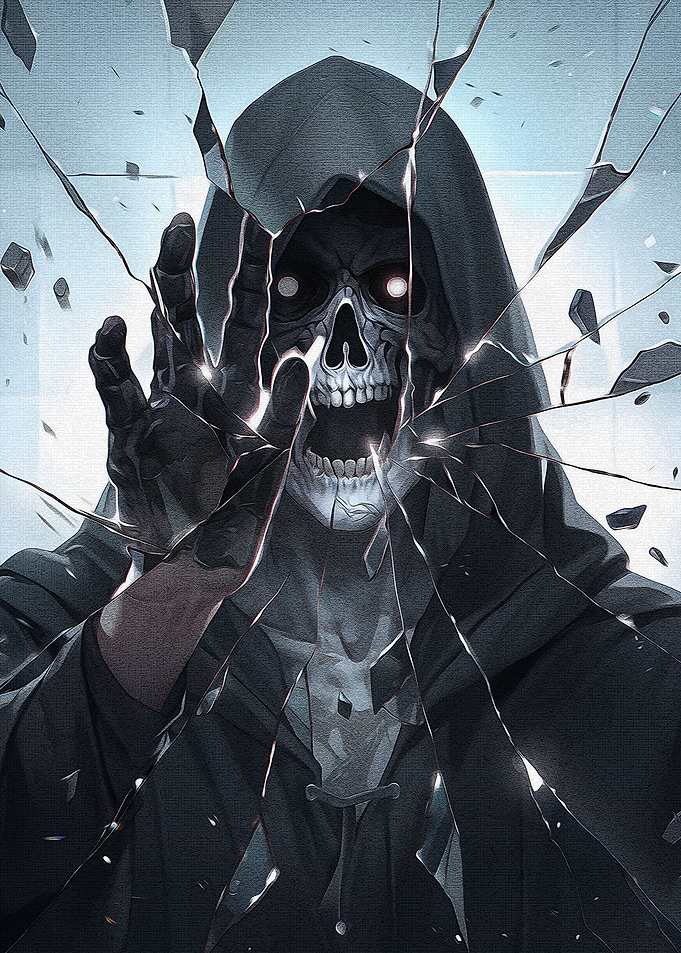 Grim reaper broken mirror