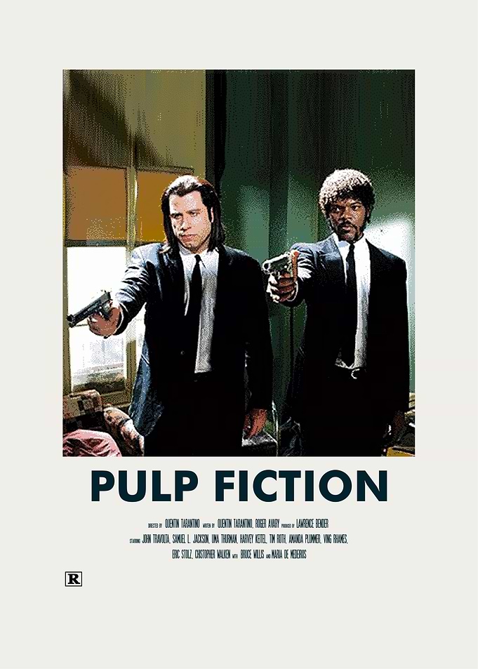 pulp fiction vintage art