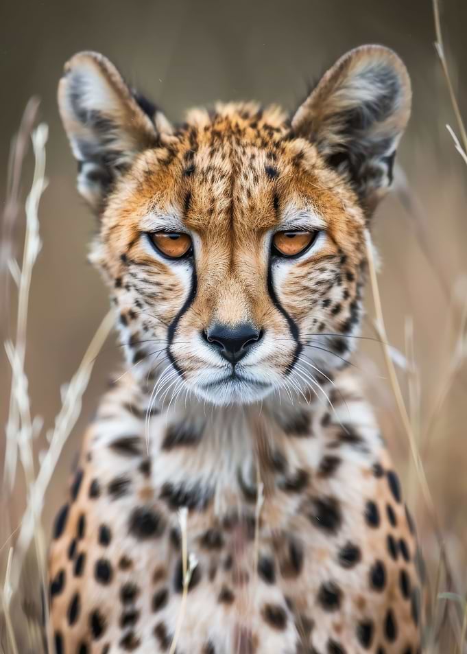 Cheetahs Mesmerizing Look