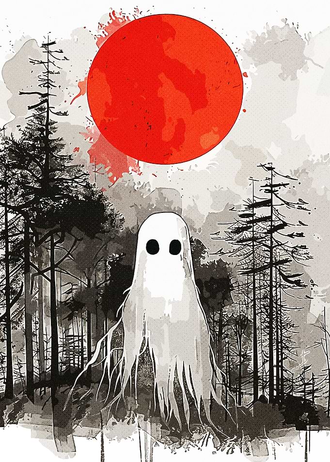 Ghost Forest Japan Art