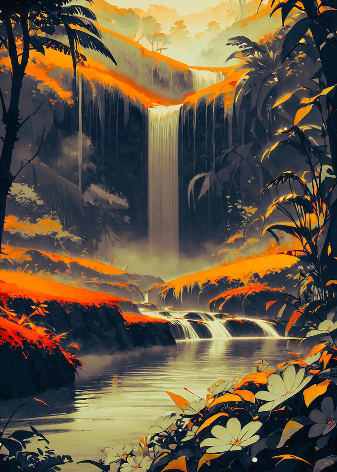 Misty Cascades