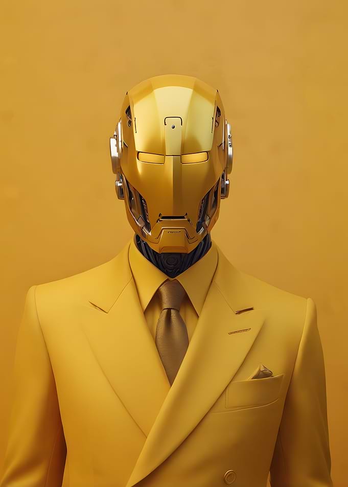 Robot in a suit