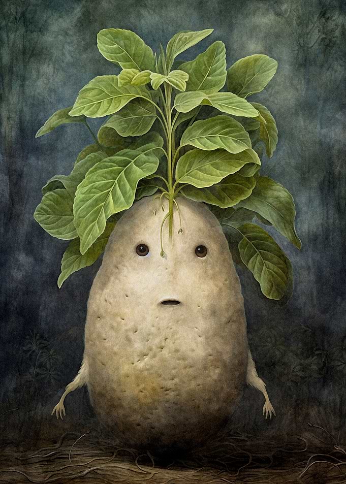 Contemplative Potato