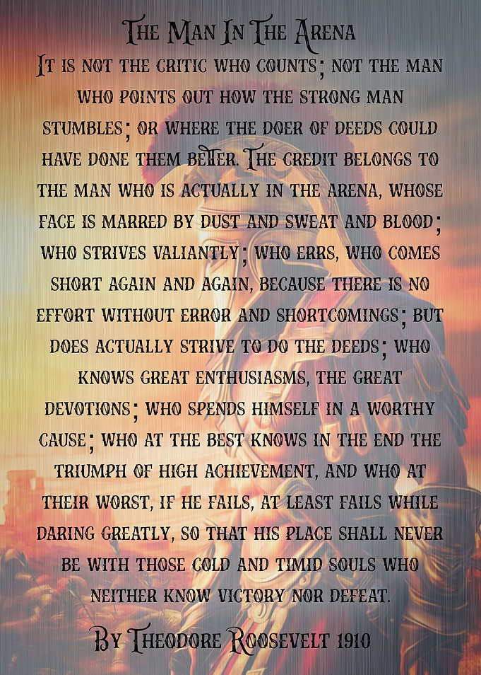 The Man in the Arena Quote