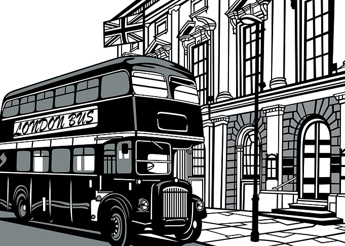 London Bus Vintage