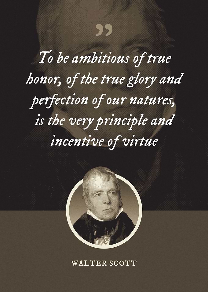 To be ambitious of true