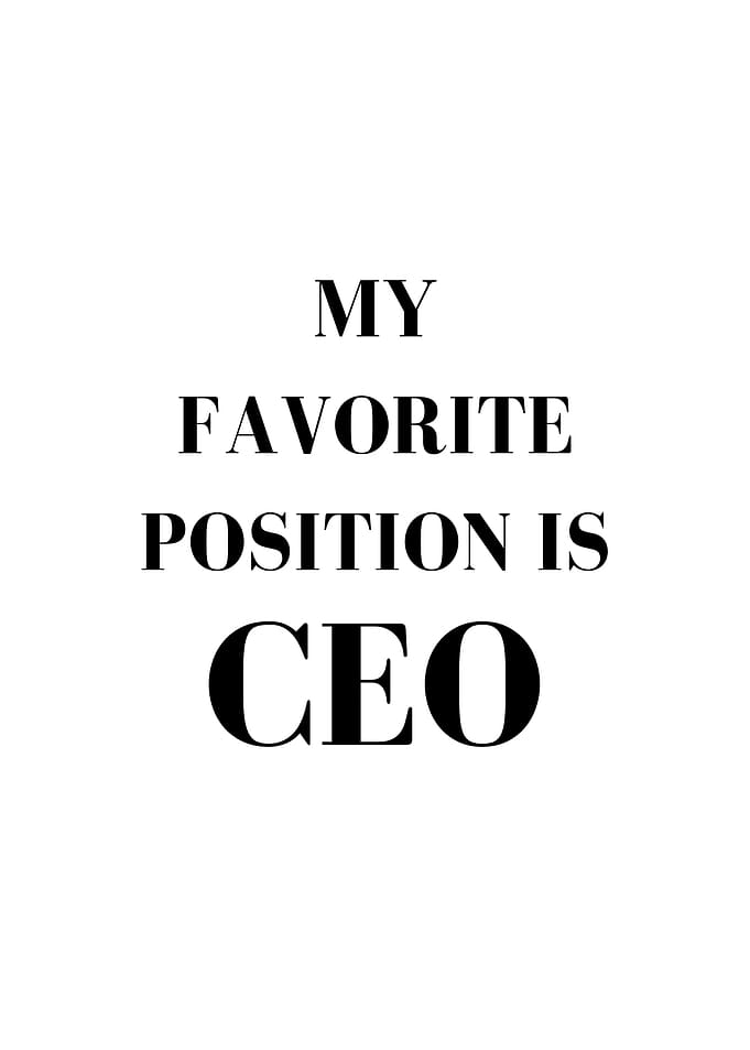 My Favorite Position Ceo