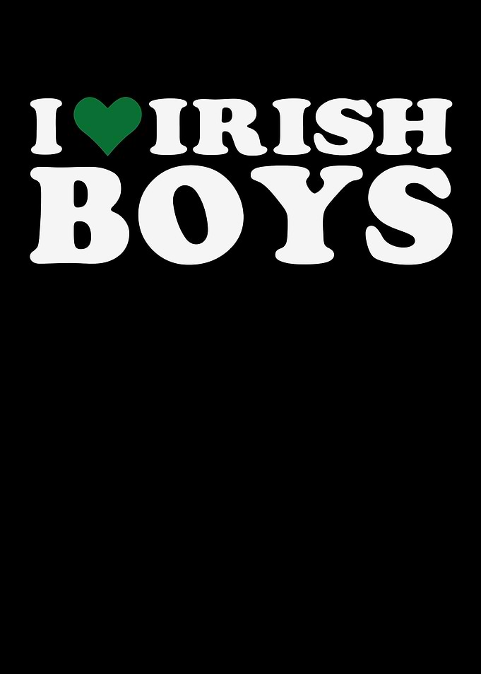 I Love Irish Boys Heart