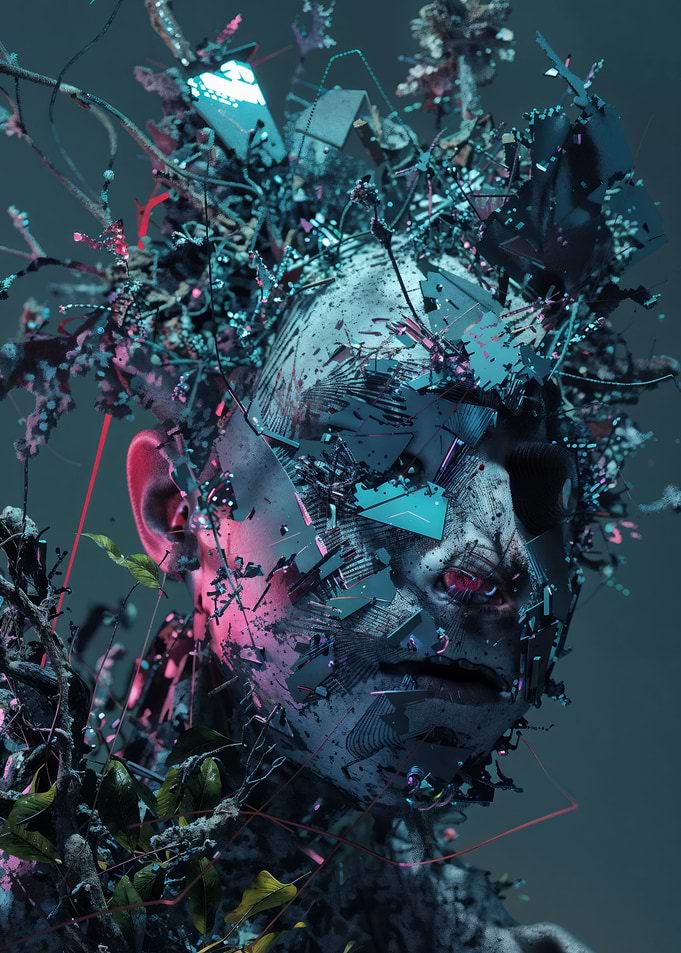 Digital Glitch Surrealism