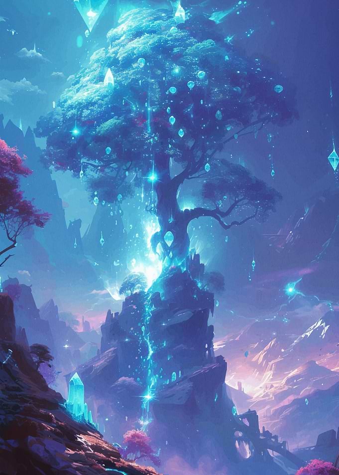 Tree Bonsai Neon