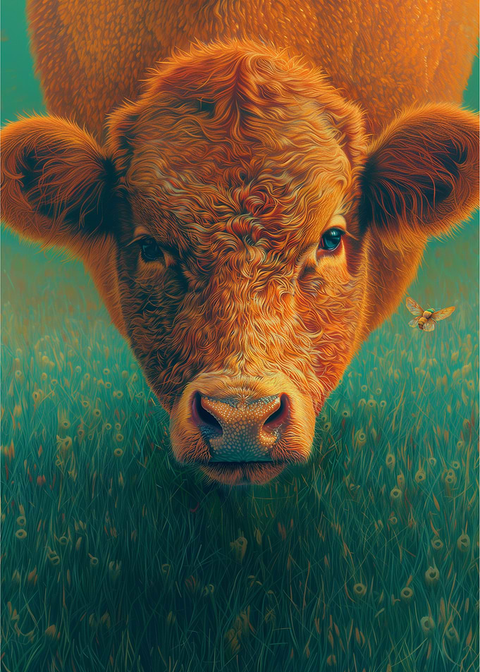 Animal cute painting