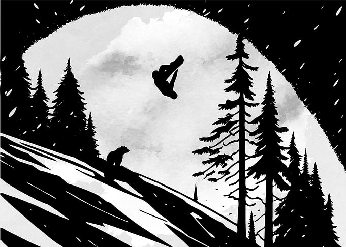 Freeride and Snowboard