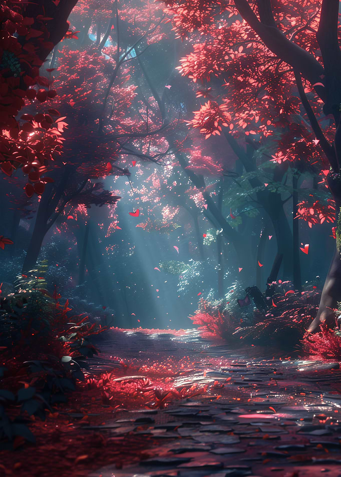 Magical Autumn forest