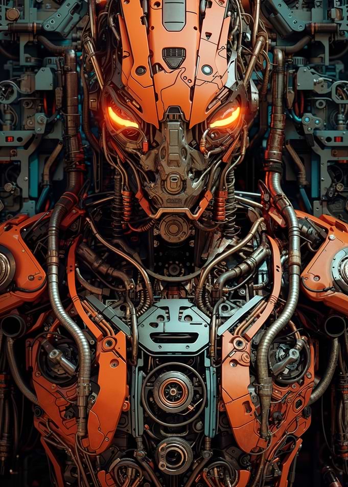 Intricate Industrial Robot