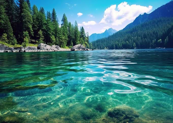 Forest at Lake Nature