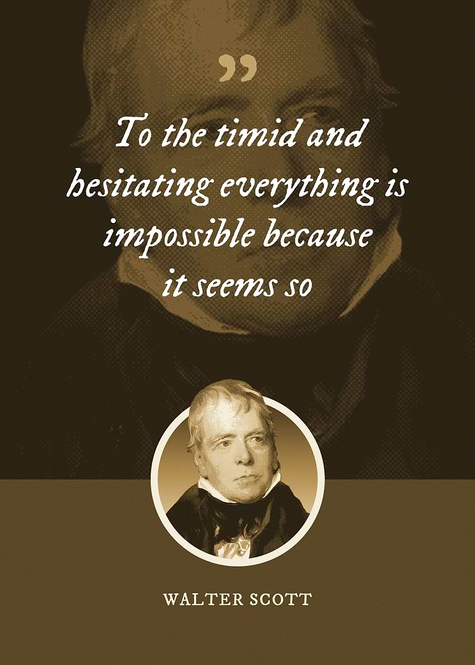 To the timid and