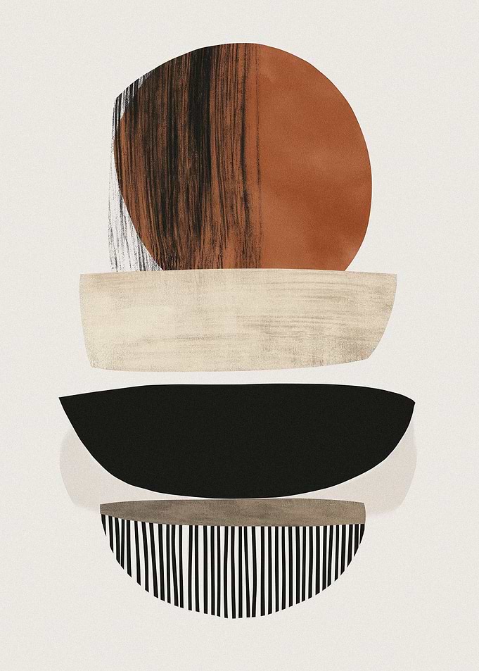 Boho abstract Minimal art