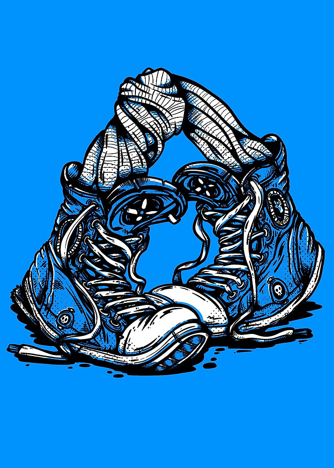 old sneakers