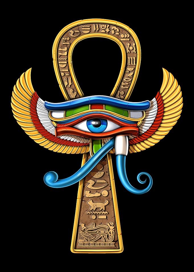 Egyptian Eye Of Horus Ankh
