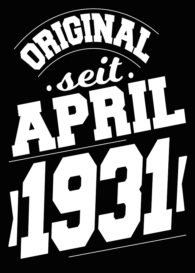April 1931 93 Jahre