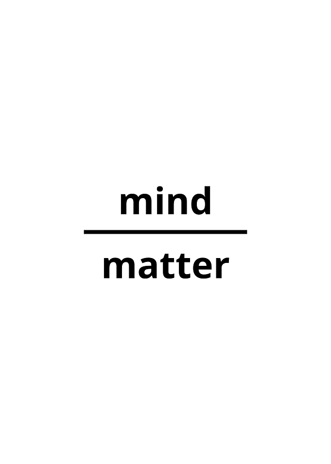 mind matter
