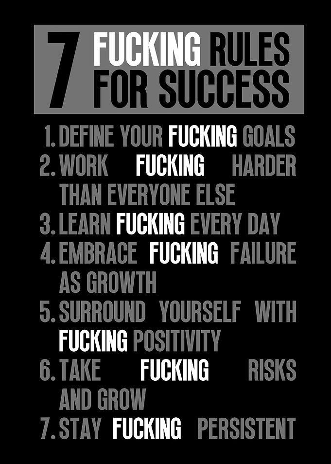 7 Rules For Success