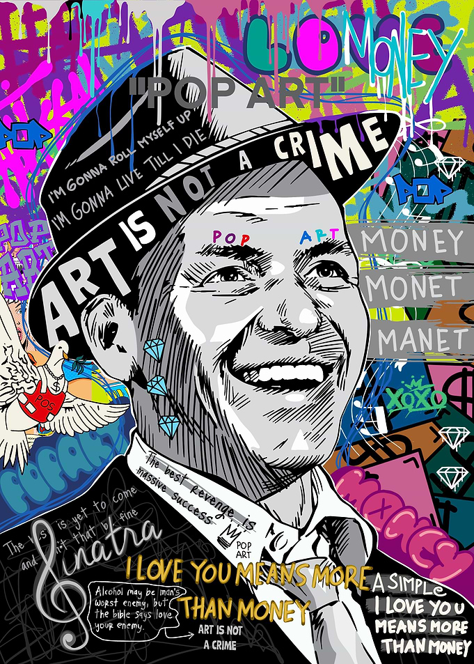 Graffiti pop art