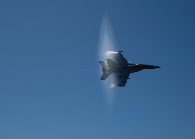 F18 Breaks Sound Barrier