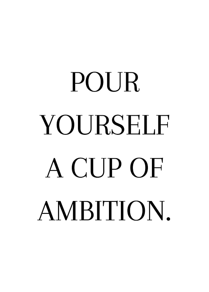 Pour Yourself A Cup