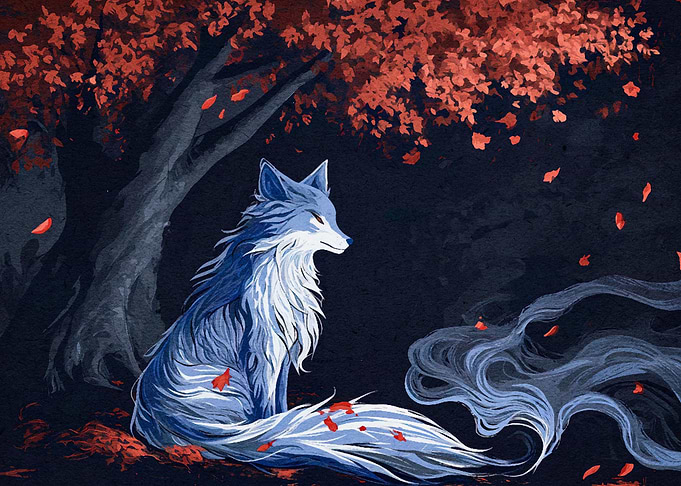 ghost wolf animal