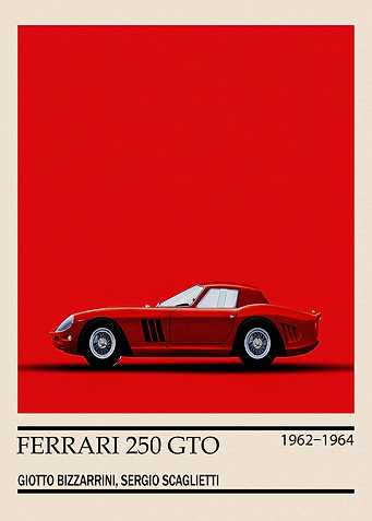 Ferrari 250 GTO Minimalist