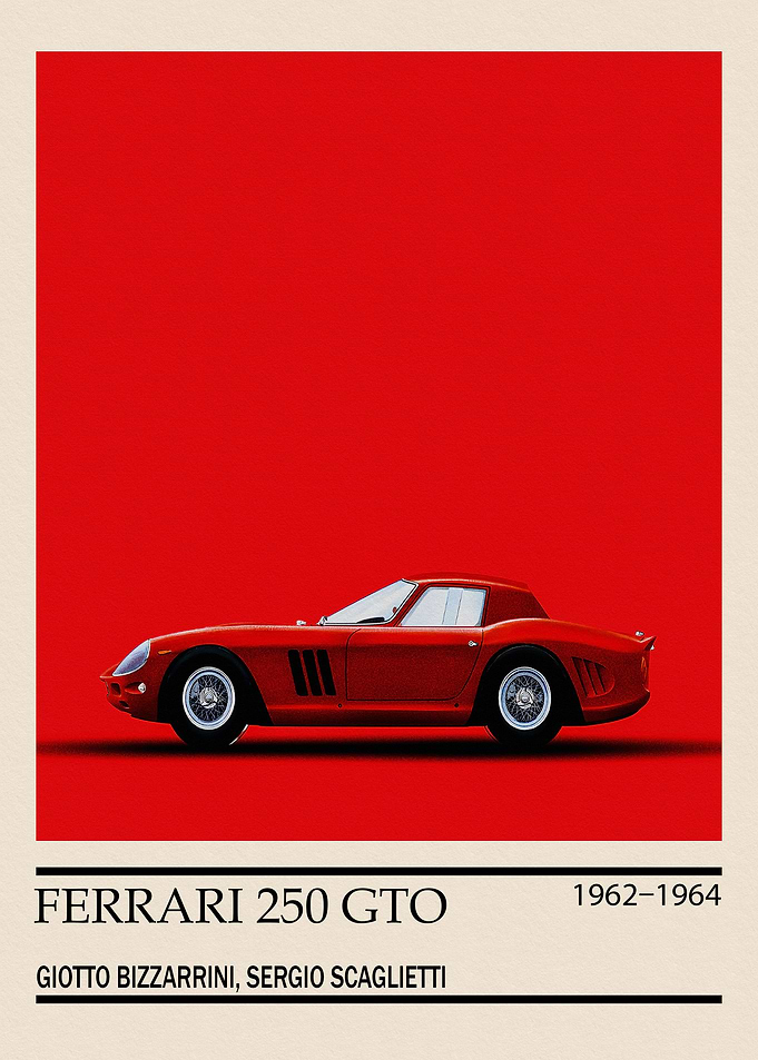 Ferrari 250 GTO Minimalist