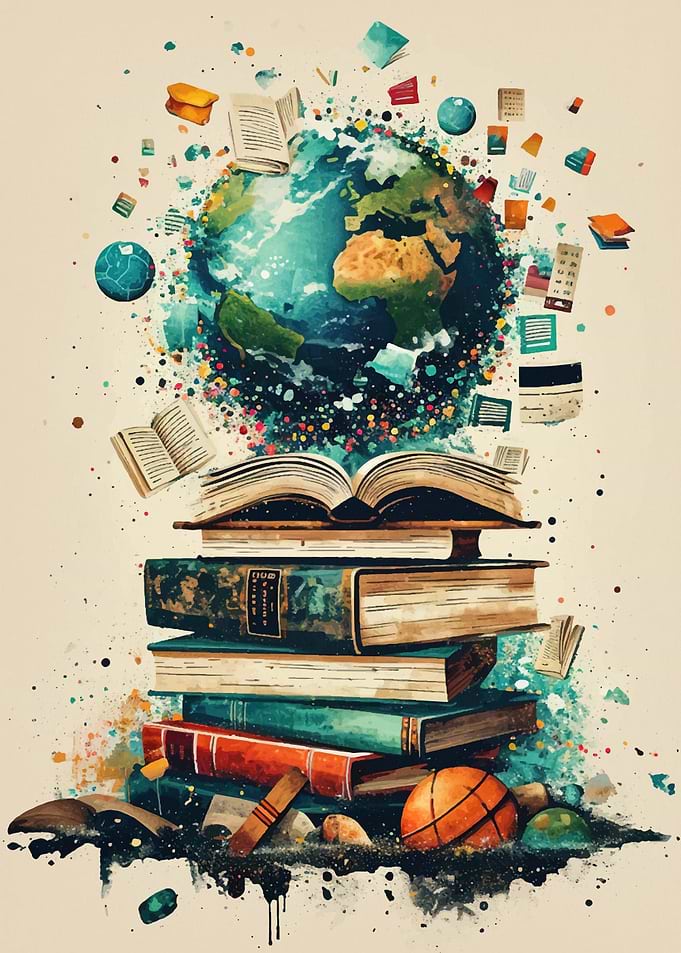 Watercolor Books Earth