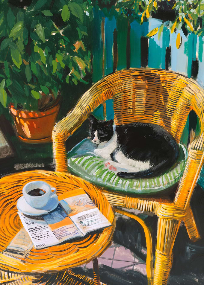 Cat Basking
