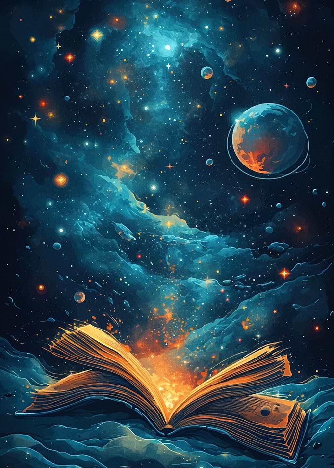 Watercolor Book Space