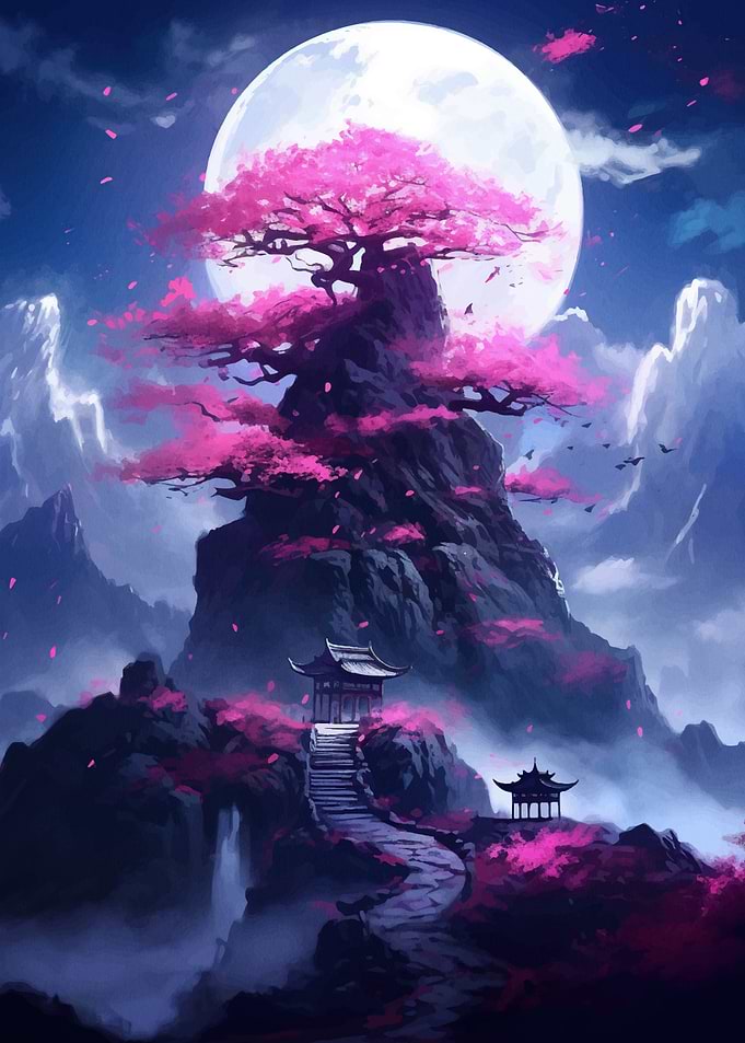 Cherry Blossom Moon Magic