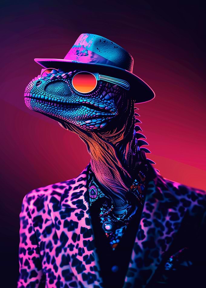 Leopard Pattern Dino