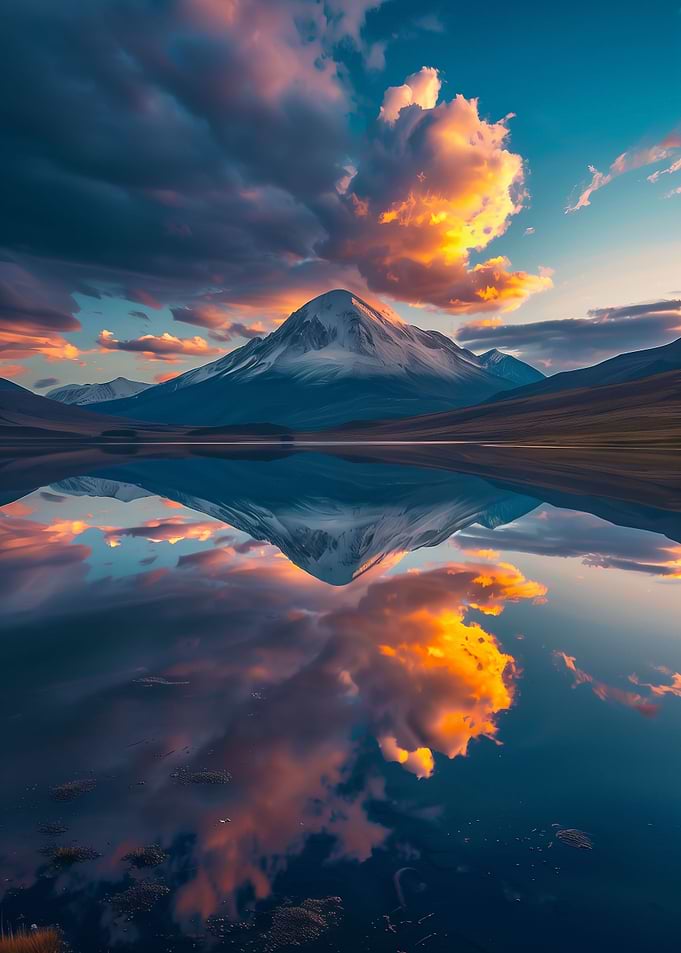 Reflected Mountain Majesty
