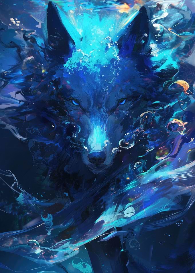 Aqua Spirit Wolf