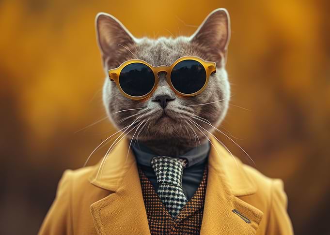 Business cat