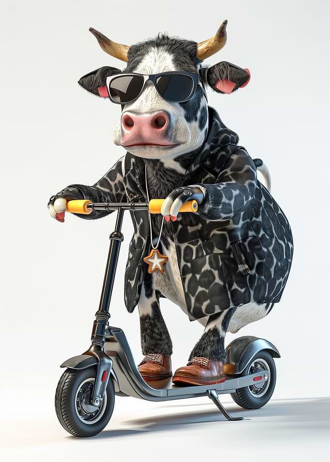 Cow Scooter