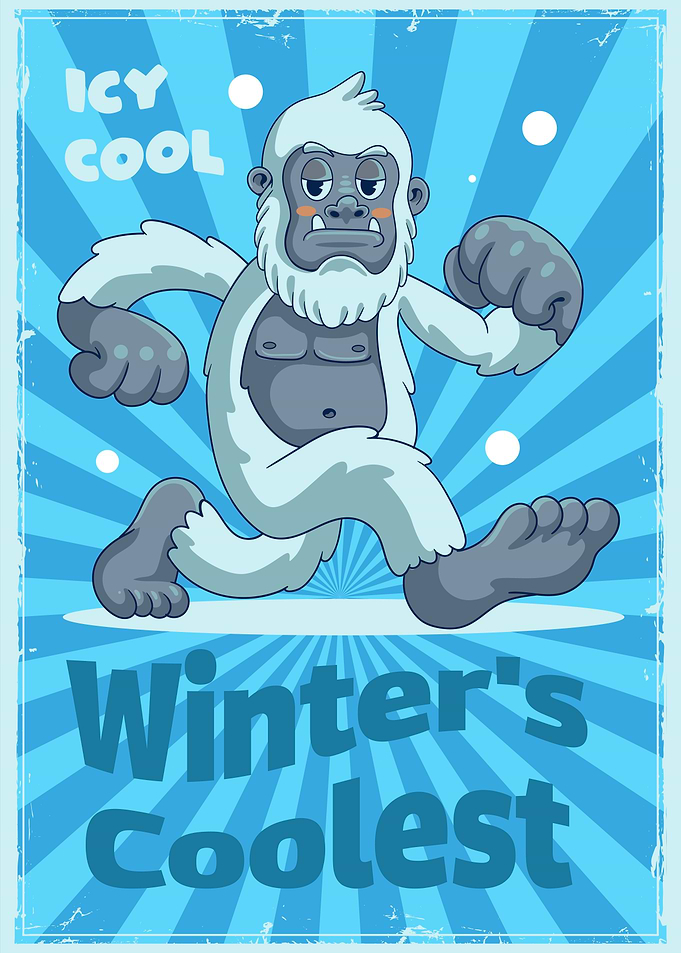 Yeti Winter Christmas