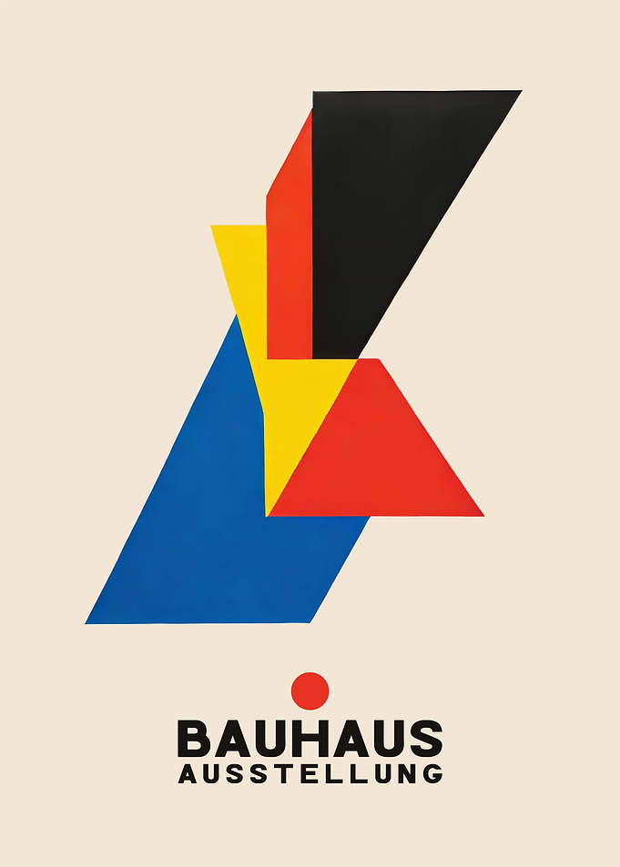 Bauhaus Ausstellung Poster