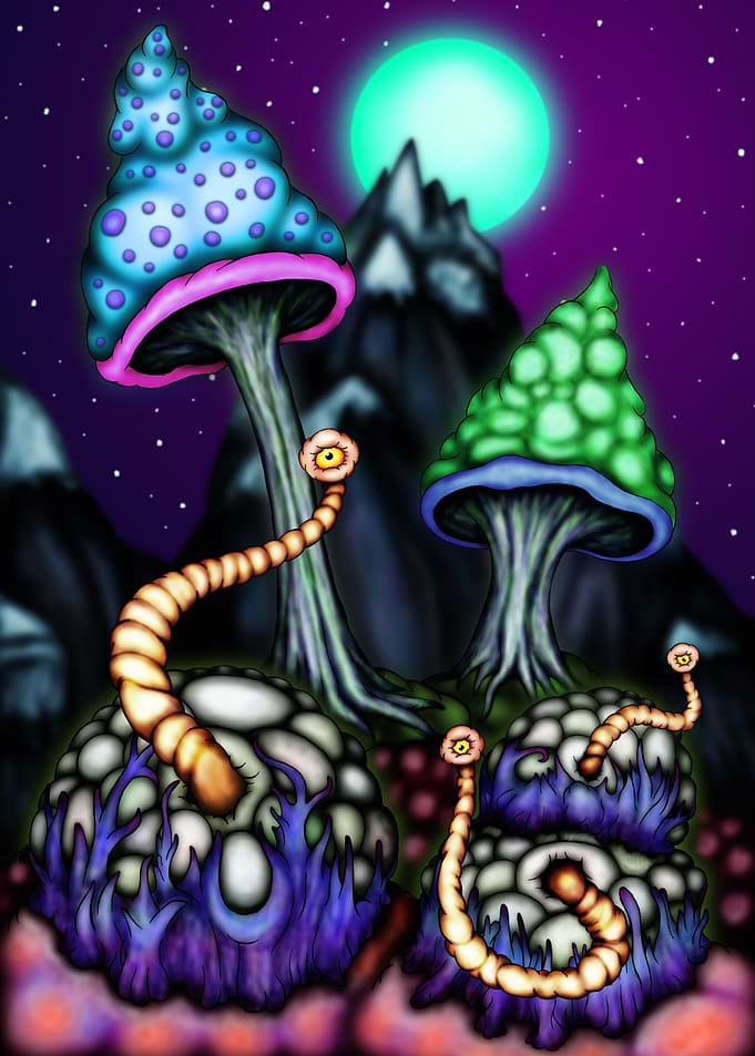 Grumpy Alien Worms