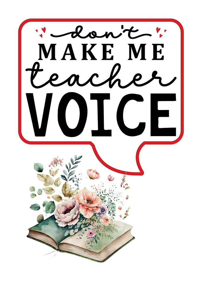 Teacher voice