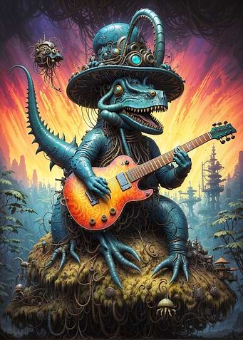 Biopunk Dinosaur Serenades